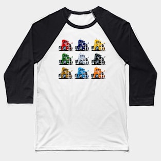 Cartoon trucks Baseball T-Shirt